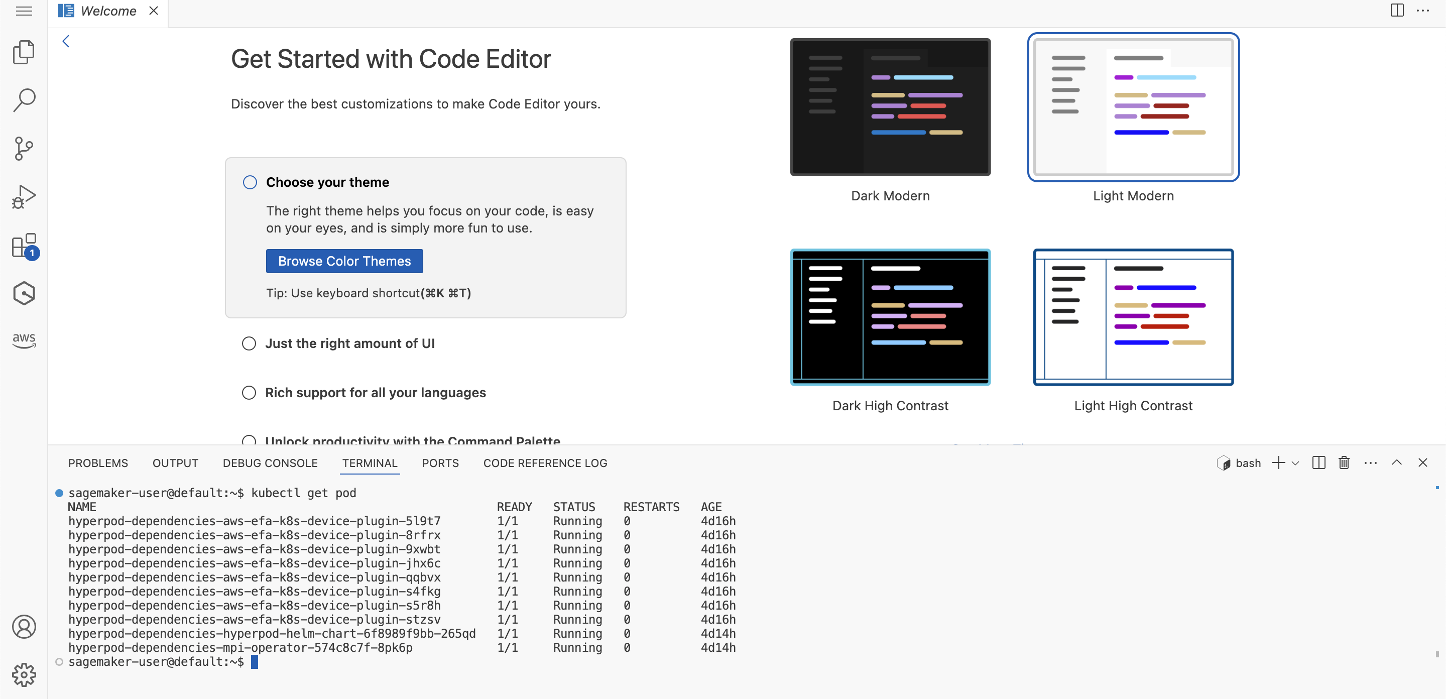 SageMaker Studio with Hyperpod integration
