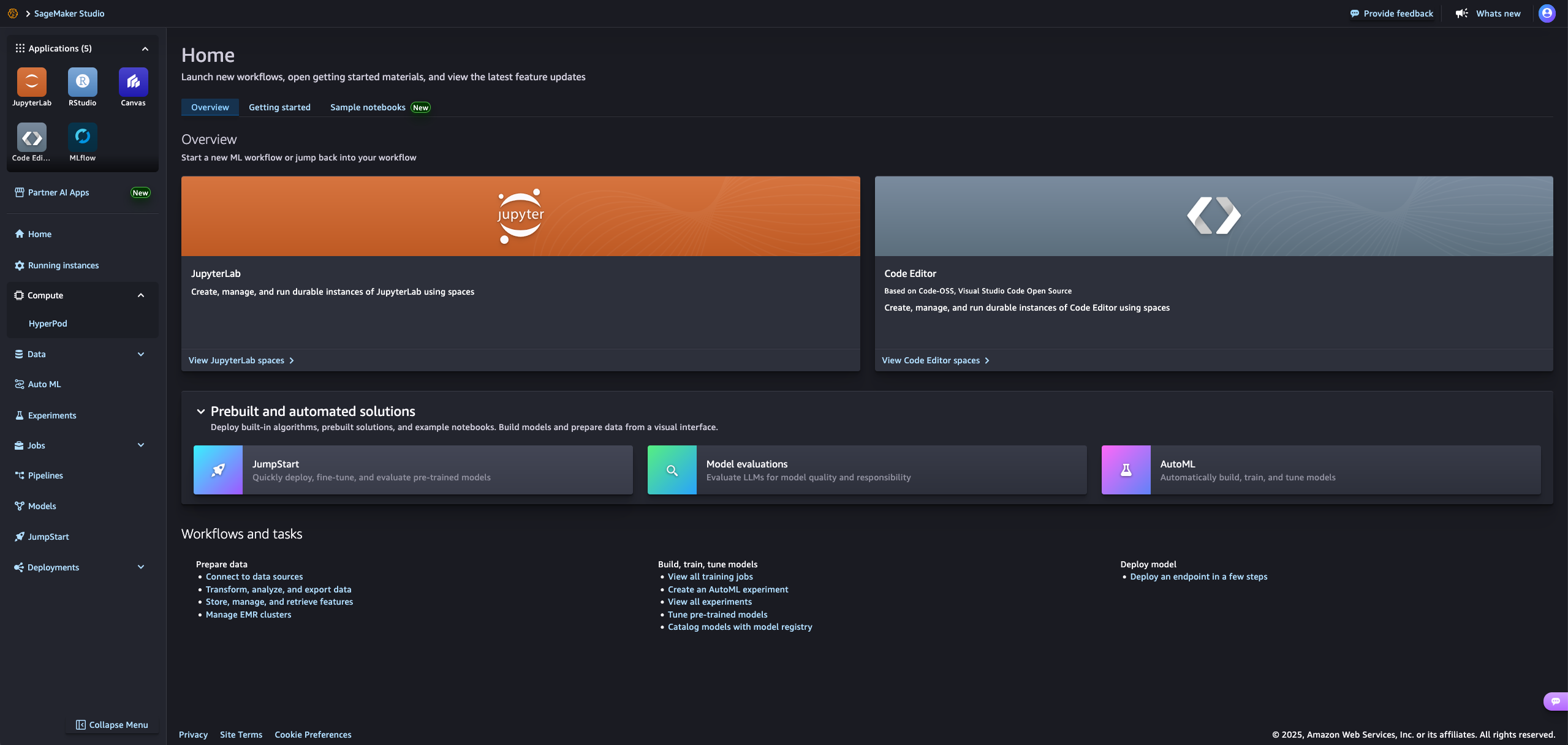 SageMaker UI