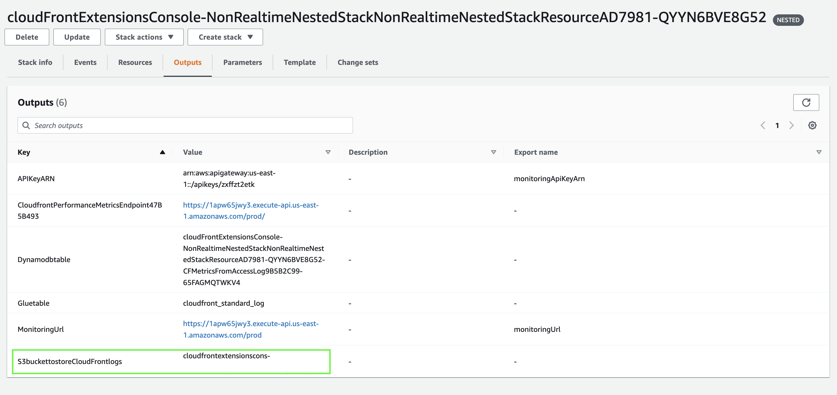 Nested Stacks