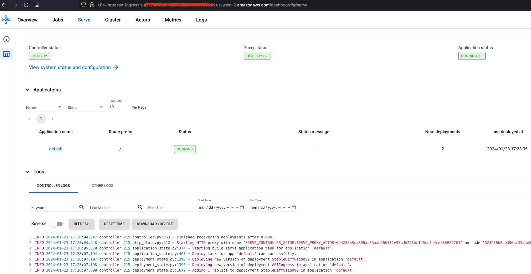 Ray Dashboard