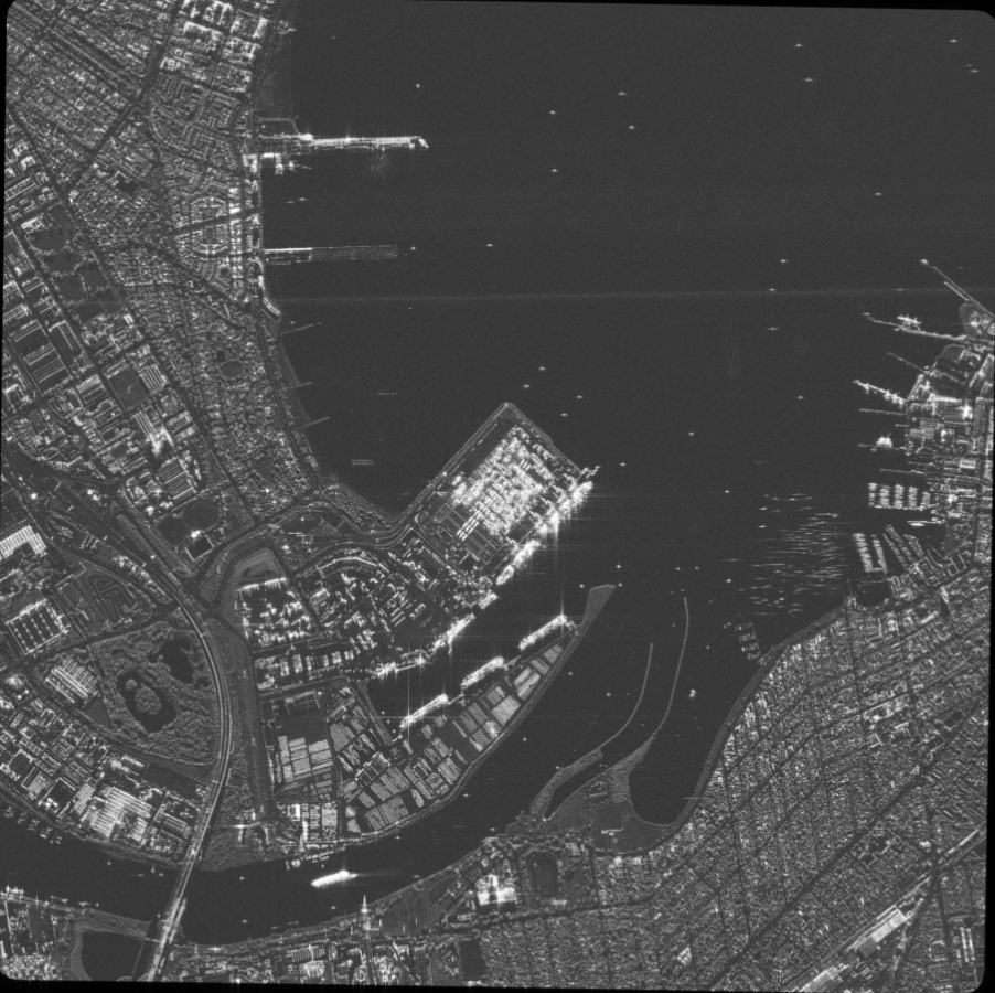Quarter Power Image Applied to Sample SICD Image