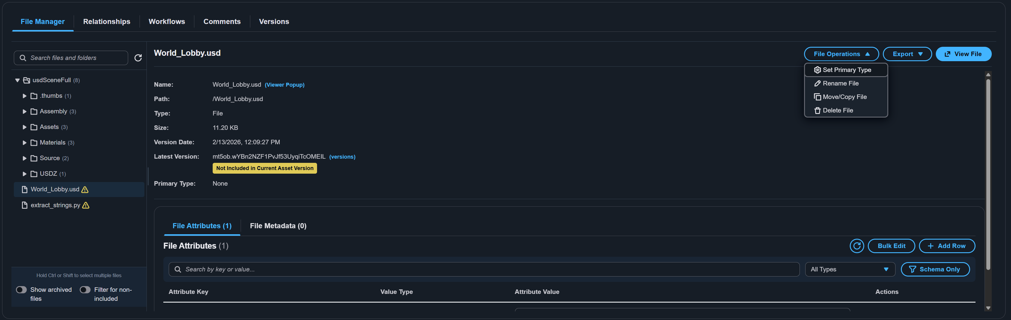 File Manager tab showing directory tree and file operations